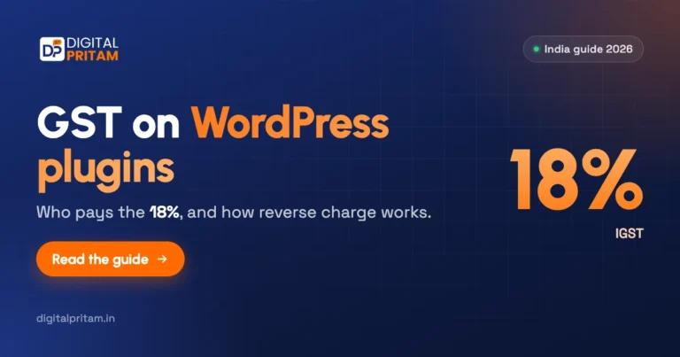 GST on WordPress plugins
