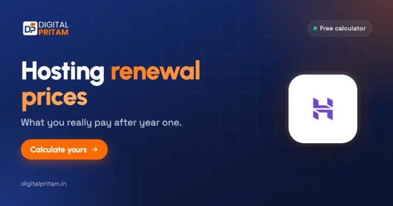 Hosting Renewal Charges in India 2026: Cost Calculator