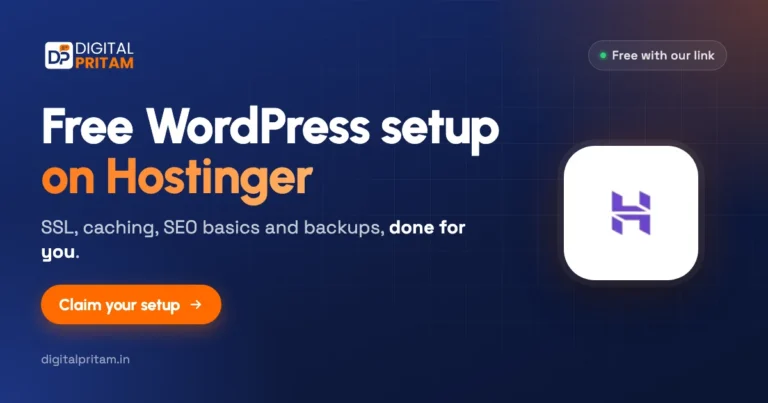 Free Hostinger setup