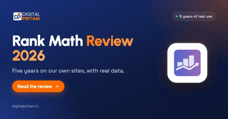 Rank Math review 2026: five years on our own sites, 17 modules, 84 sitemap URLs, no front-end CSS or JS files