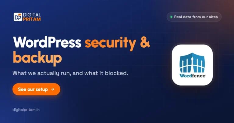 WordPress security and backup